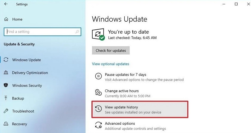 Hướng dẫn cách xóa bản cập nhật KB5000802 để khắc phục lỗi màn hình xanh trên Windows 10 Thu-thuat-Windows