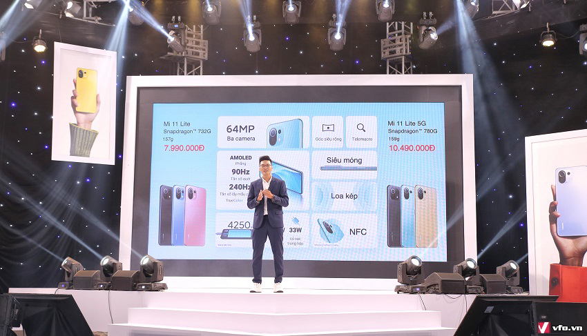 Xiaomi chính thức công bố  Mi 11 Lite, Mi 11 Lite 5G và Mi Smart Band 6 tại Việt Nam